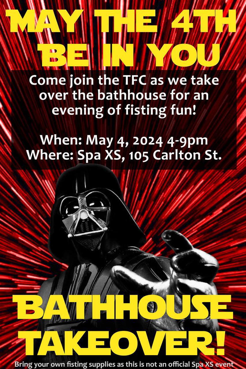 May the 4th Be In You -- Firsting takeover of Spa Excess, 4pm-9pm on Sat May 4 2024